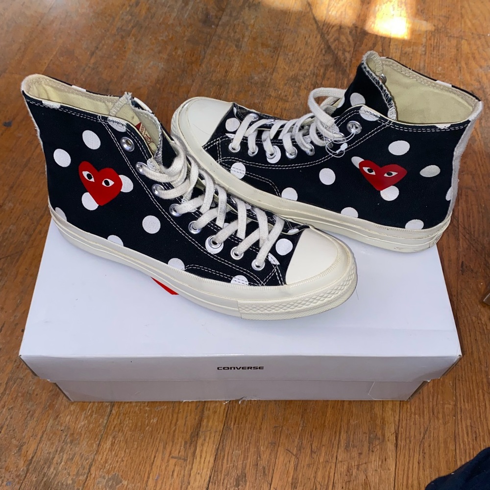 Polka Dot Comme Des Garçons Converses